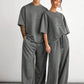 "Brooklyn Oversized Co-ord Set - Grey"