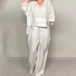 🌺Irregular Hem Cotton Linen Short Sleeve Casual 2-Piece Set